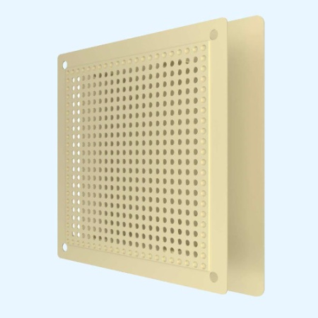 1717RVM Beige (бежевый) ERA Решетка вентиляционная RVM сетка разъемная на магнитах 170х170 окраш.сталь